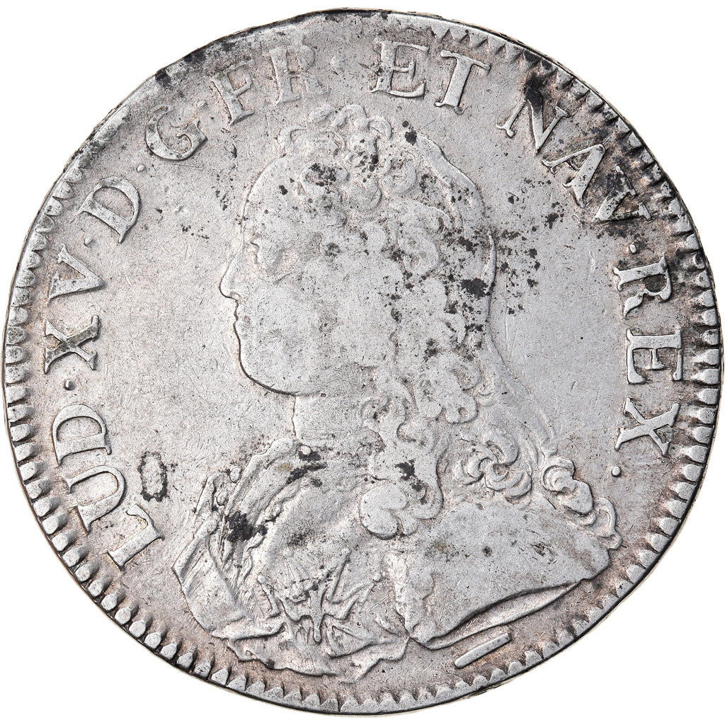 Moneta, Francja, Louis XV, Ecu aux branches d'olivier, 1726, Lille, VF(30-35)
