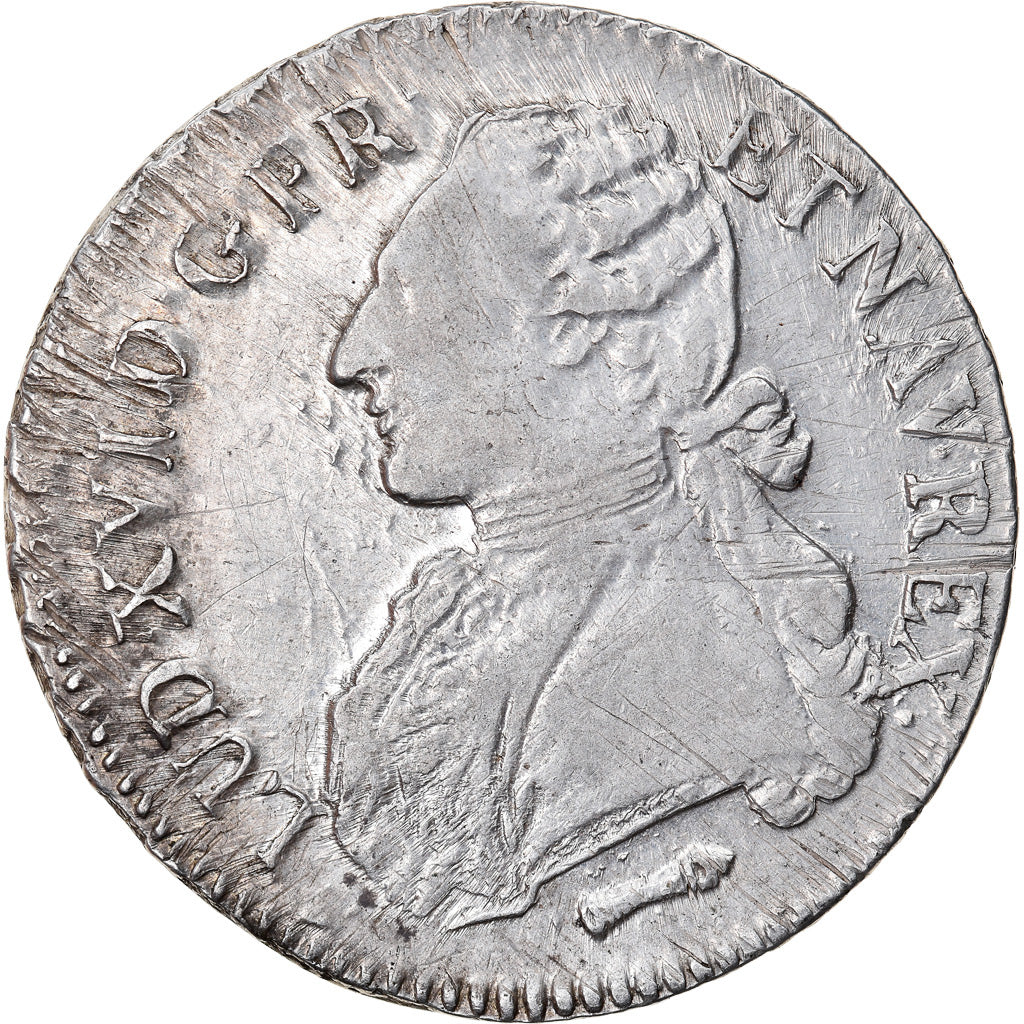 Coin, France, Louis XVI, Écu aux branches d'olivier, Ecu, 1784, Perpignan