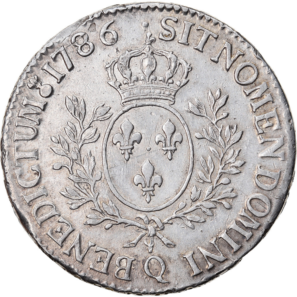 Moneta, Francia, Louis XVI, Écu aux branches d'olivier, Ecu, 1786, Perpignan