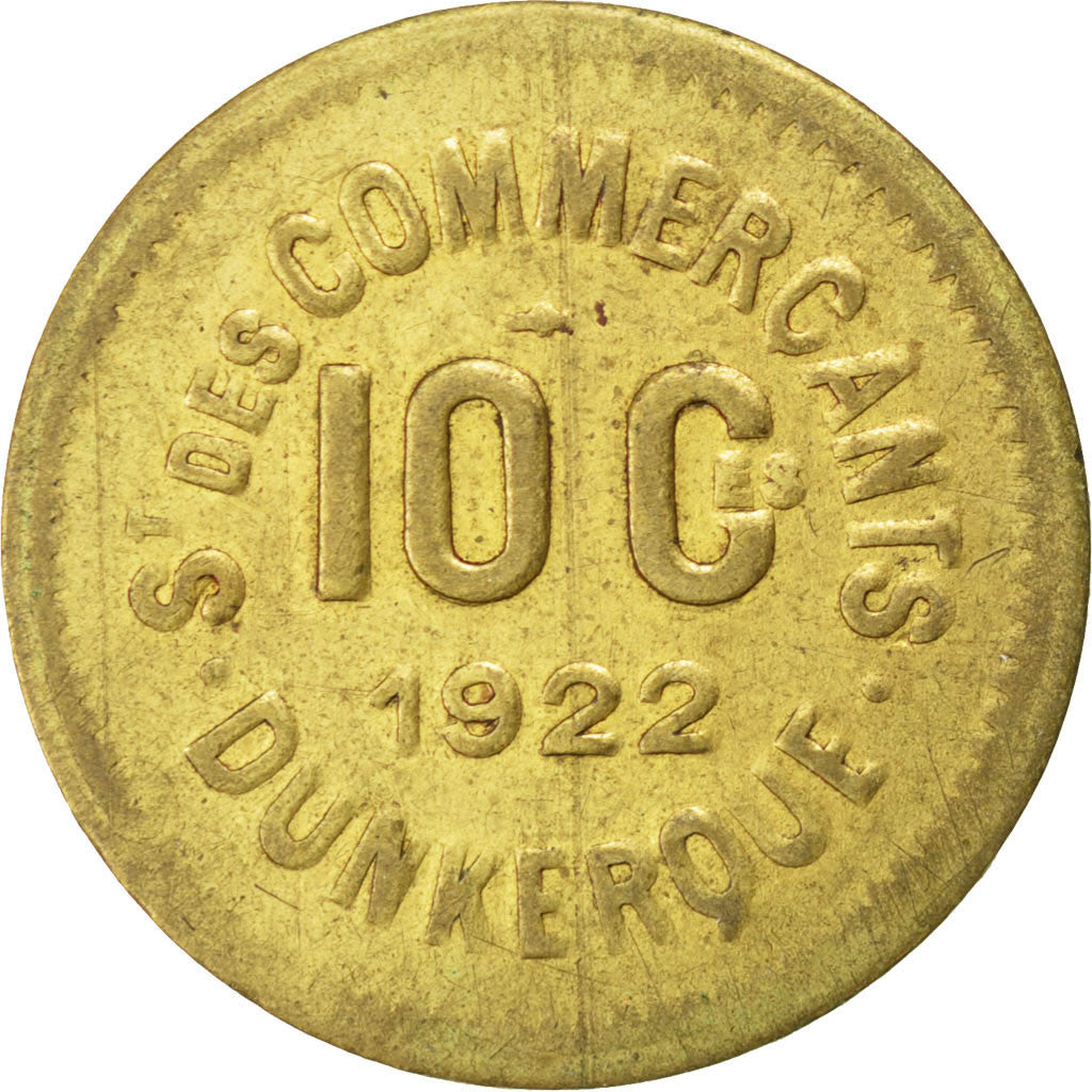 Francia, 10 Centimes, 1922, BB+, Ottone, Elie:10.8