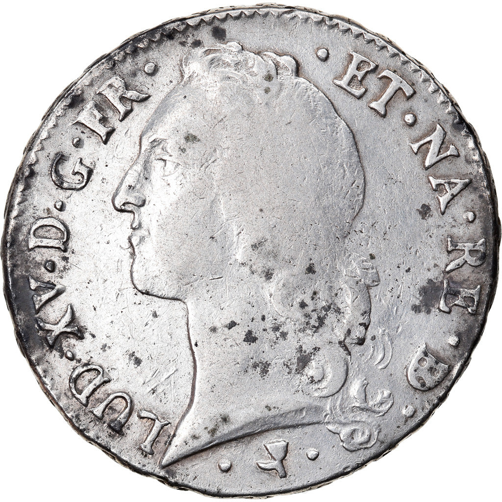 Moeda, França, Louis XV, Écu de Béarn au bandeau, Ecu, 1764, Pau, VF(20-25)
