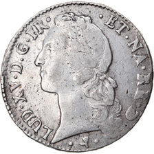 Coin, France, Louis XV, Écu de Béarn au bandeau, Ecu, 1766, Pau, VF(20-25)