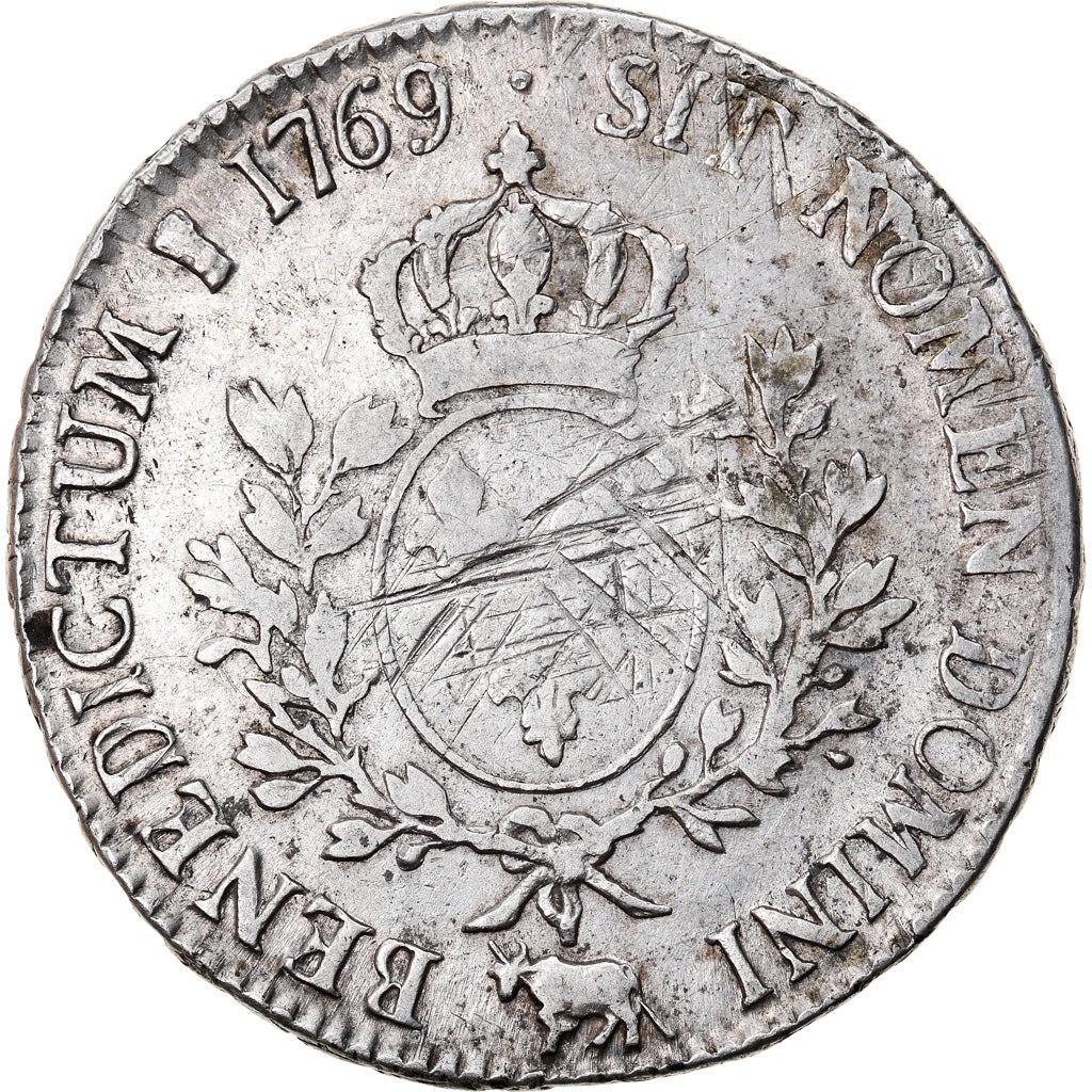 Moneta, Francja, Louis XV, Écu de Béarn au bandeau, Ecu, 1769, Pau, VF(30-35)