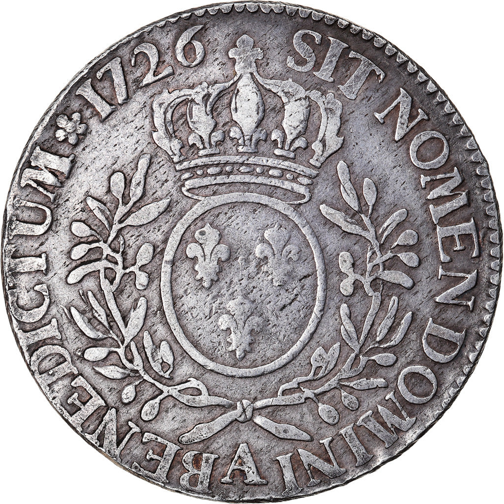 Monnaie, France, Louis XV, Écu aux branches d'olivier, Ecu, 1726, Paris, TB