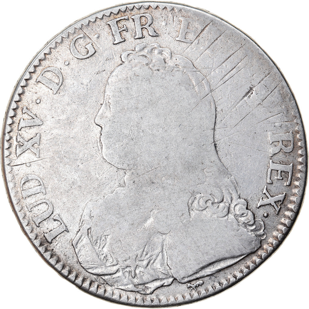 Coin, France, Louis XV, Écu aux branches d'olivier, Ecu, 1726, Paris