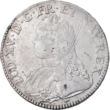 Moneda, Francia, Louis XV, Écu aux branches d'olivier, Ecu, 1727, Paris, BC+