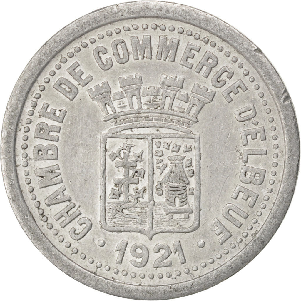 France, 10 Centimes, 1921, EF(40-45), Aluminium, Elie #10.2, 1.53