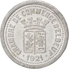 Moneda, Francia, 10 Centimes, 1921, MBC+, Aluminio, Elie:10.2