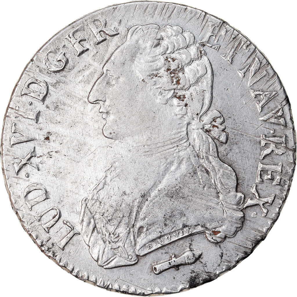Coin, France, Louis XVI, Écu aux branches d'olivier, Ecu, 1785, Perpignan