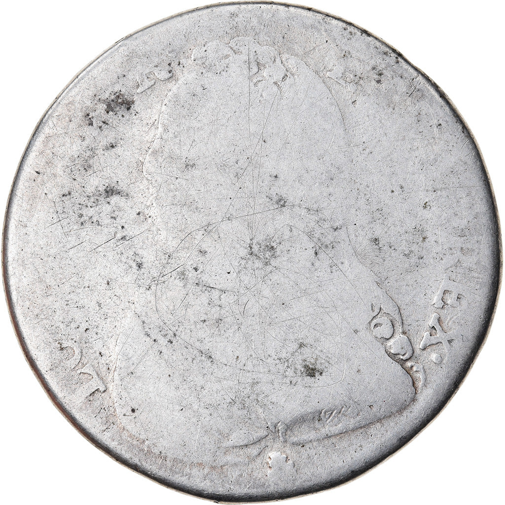 Munten, Frankrijk, Louis XV, 1/2 Écu aux branches d'olivier, 1/2 ECU, 44 Sols