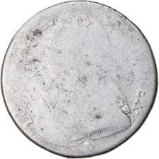 Munten, Frankrijk, Louis XV, 1/2 Écu aux branches d'olivier, 1/2 ECU, 44 Sols