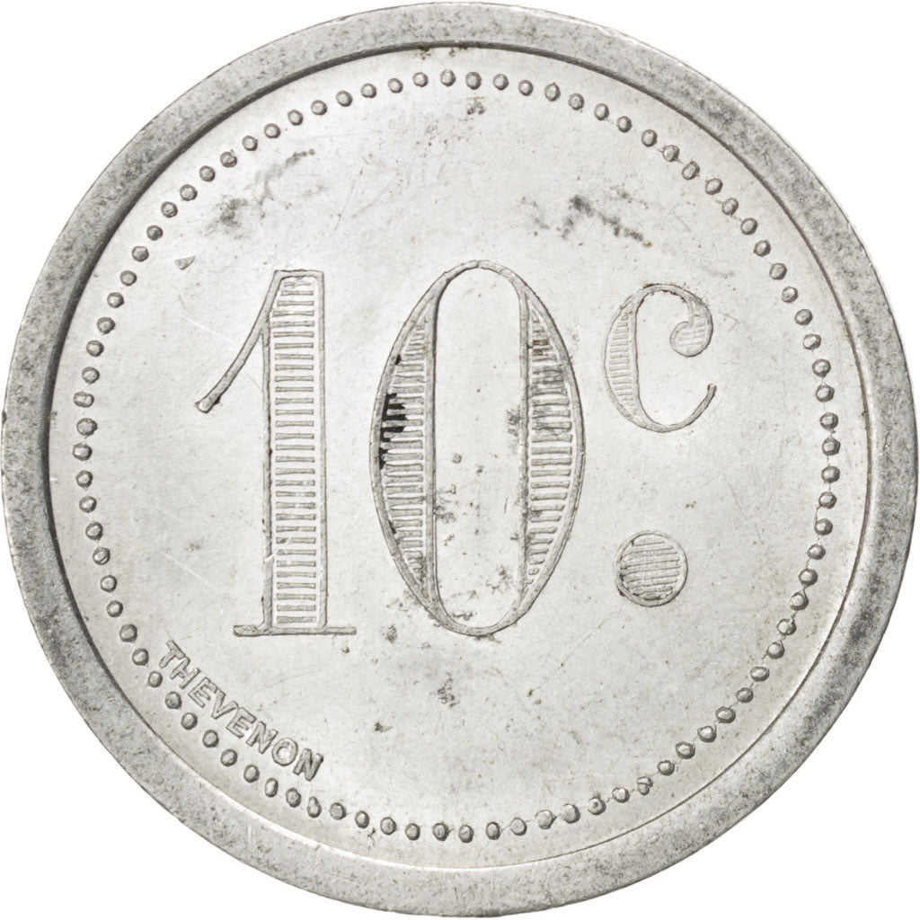 Coin, France, 10 Centimes, 1921, AU(55-58), Aluminium, Elie:10.2