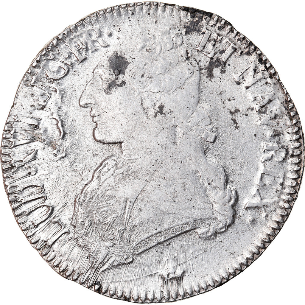 Coin, France, Louis XVI, Ecu aux branches d'olivier, 1784, Toulouse, VF(30-35)