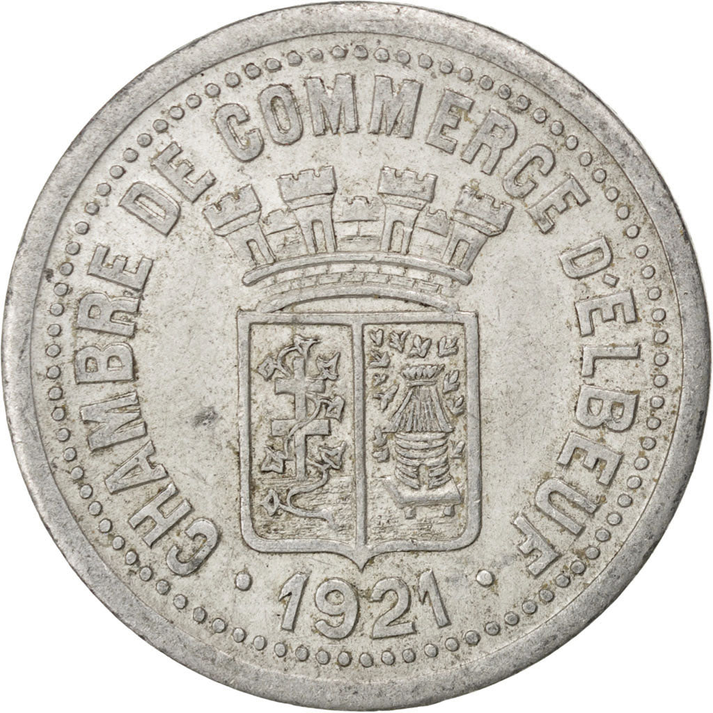 France, 25 Centimes, 1921, EF(40-45), Aluminium, Elie #10.3, 2.26
