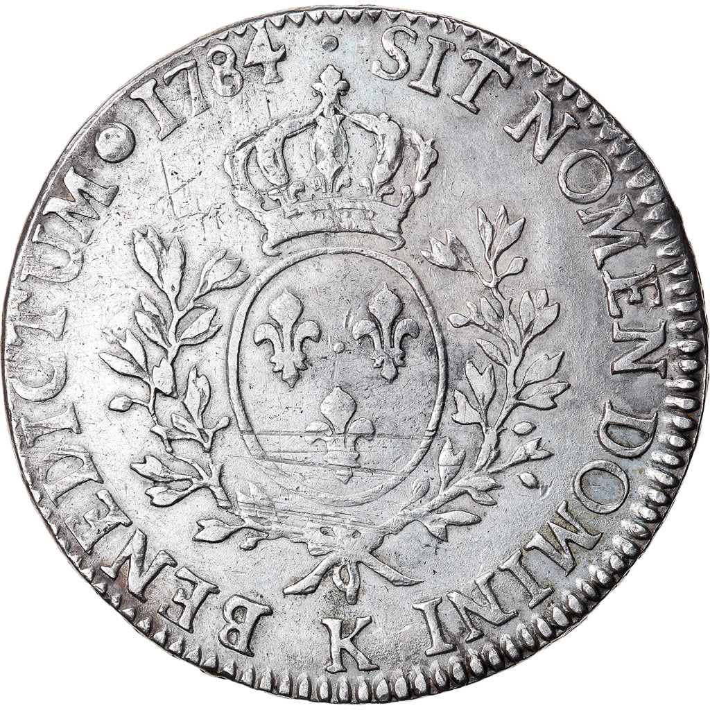 Coin, France, Louis XVI, Écu aux branches d'olivier, Ecu, 1784, Bordeaux