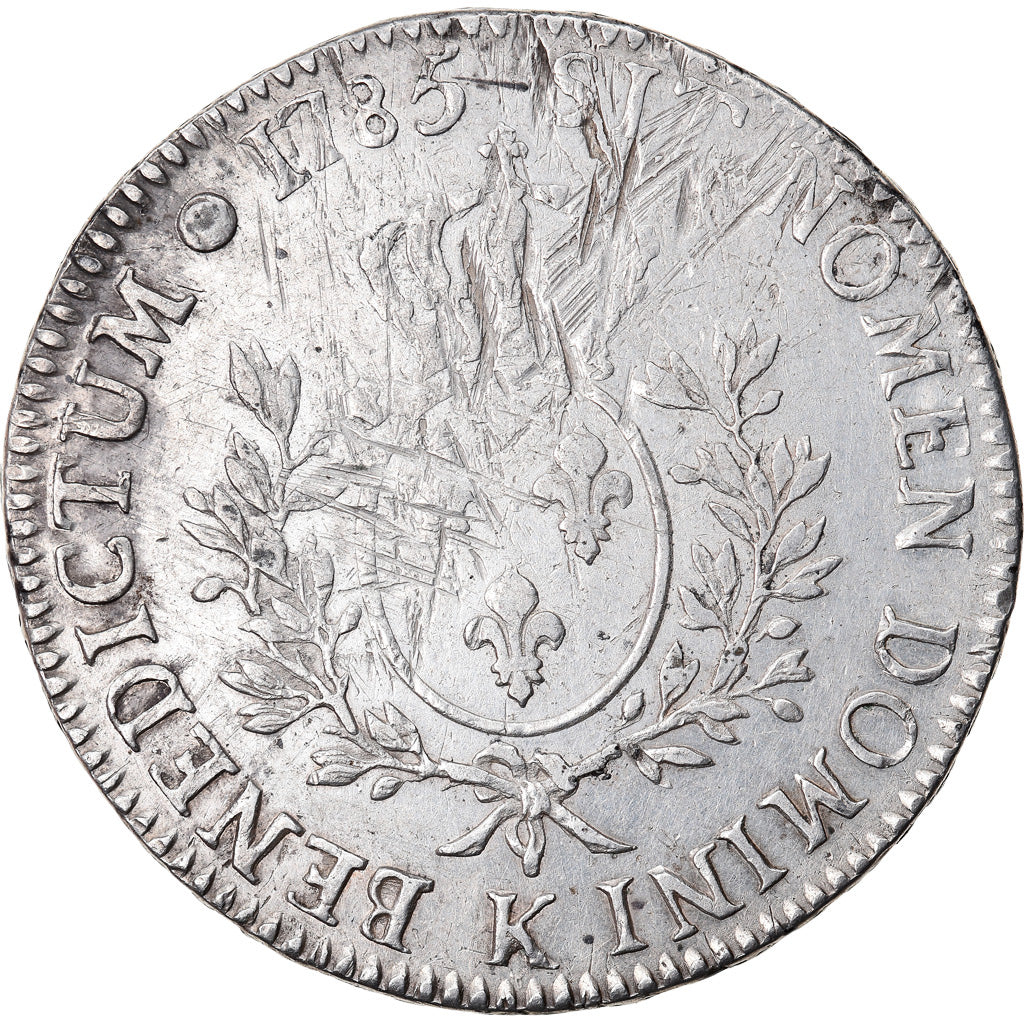 Coin, France, Louis XVI, Écu aux branches d'olivier, Ecu, 1785, Bordeaux