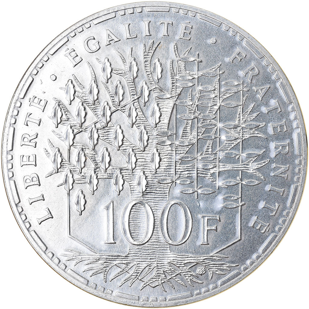 Coin, France, Panthéon, 100 Francs, 1983, Paris, MS(65-70), Silver, KM:951.1