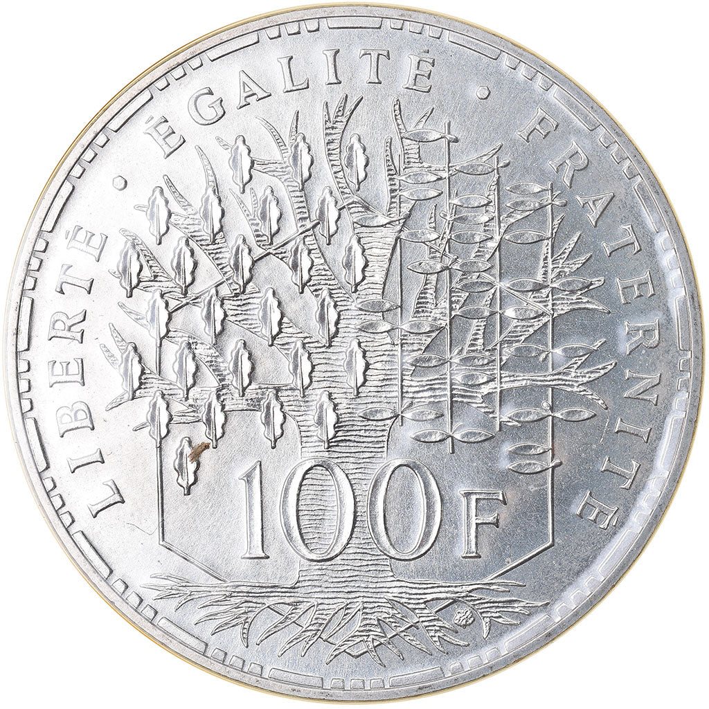 Coin, France, Panthéon, 100 Francs, 1984, Paris, FDC, MS(65-70), Silver