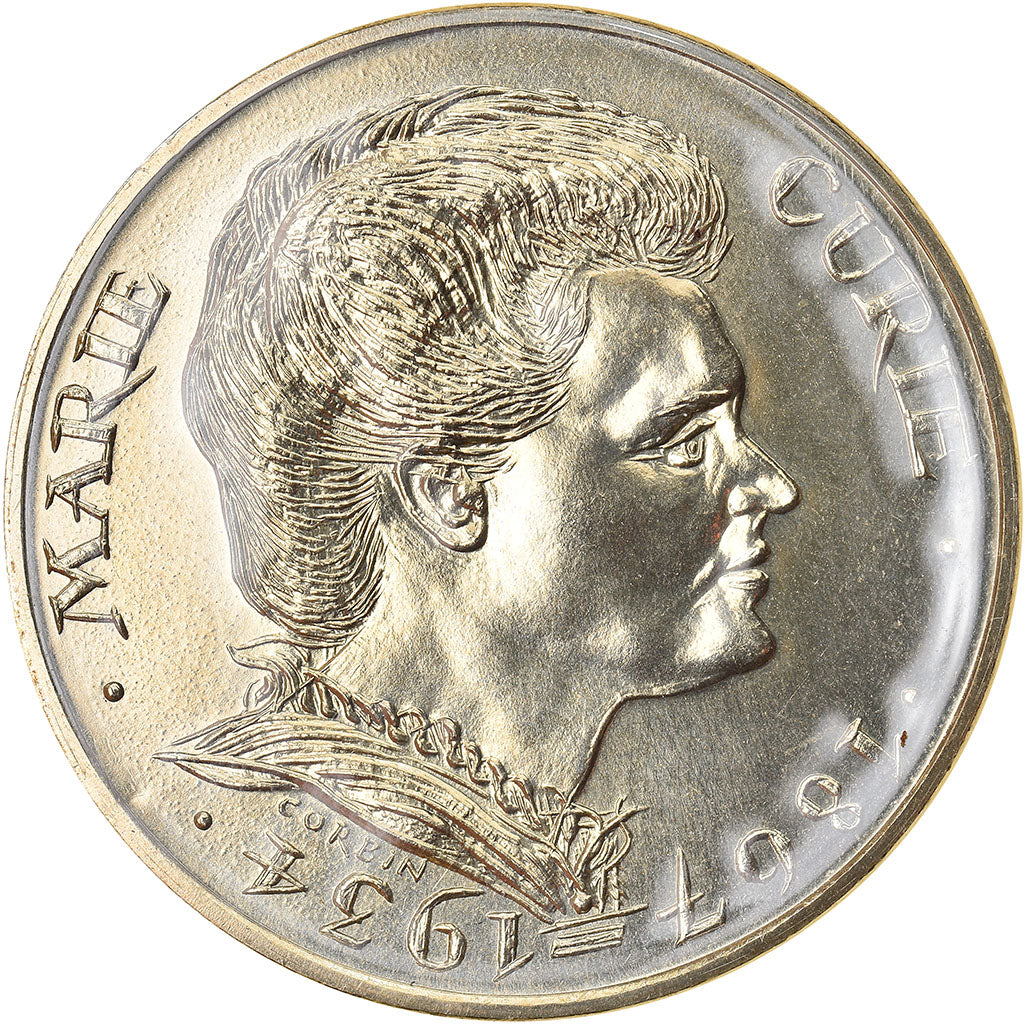 Münze, Frankreich, Marie Curie, 100 Francs, 1984, Paris, STGL, Silber, KM:955