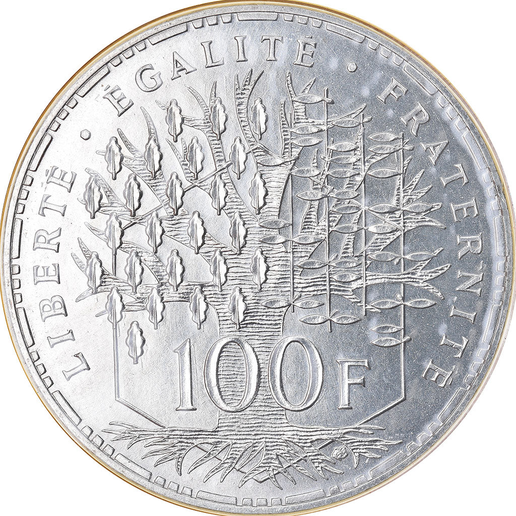 Coin, France, Panthéon, 100 Francs, 1985, Paris, MS(65-70), Silver, KM:951.1