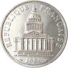 Moneta, Francia, Panthéon, 100 Francs, 1986, Paris, FDC, Argento, KM:951.1