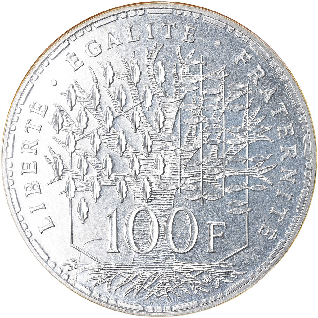 Coin, France, Panthéon, 100 Francs, 1987, Paris, MS(65-70), Silver, KM:951.1