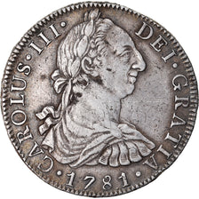 Moneda, México, Charles III, 8 Reales, 1781, Mexico, MBC, Plata, KM:106.2