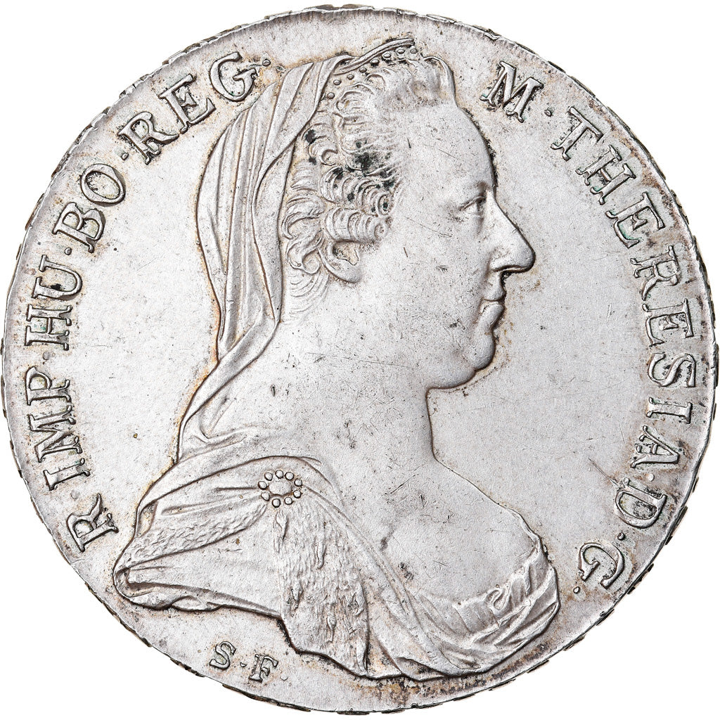 Coin, Austria, Joseph II, Thaler, 1780, MS(60-62), Silver, KM:T1