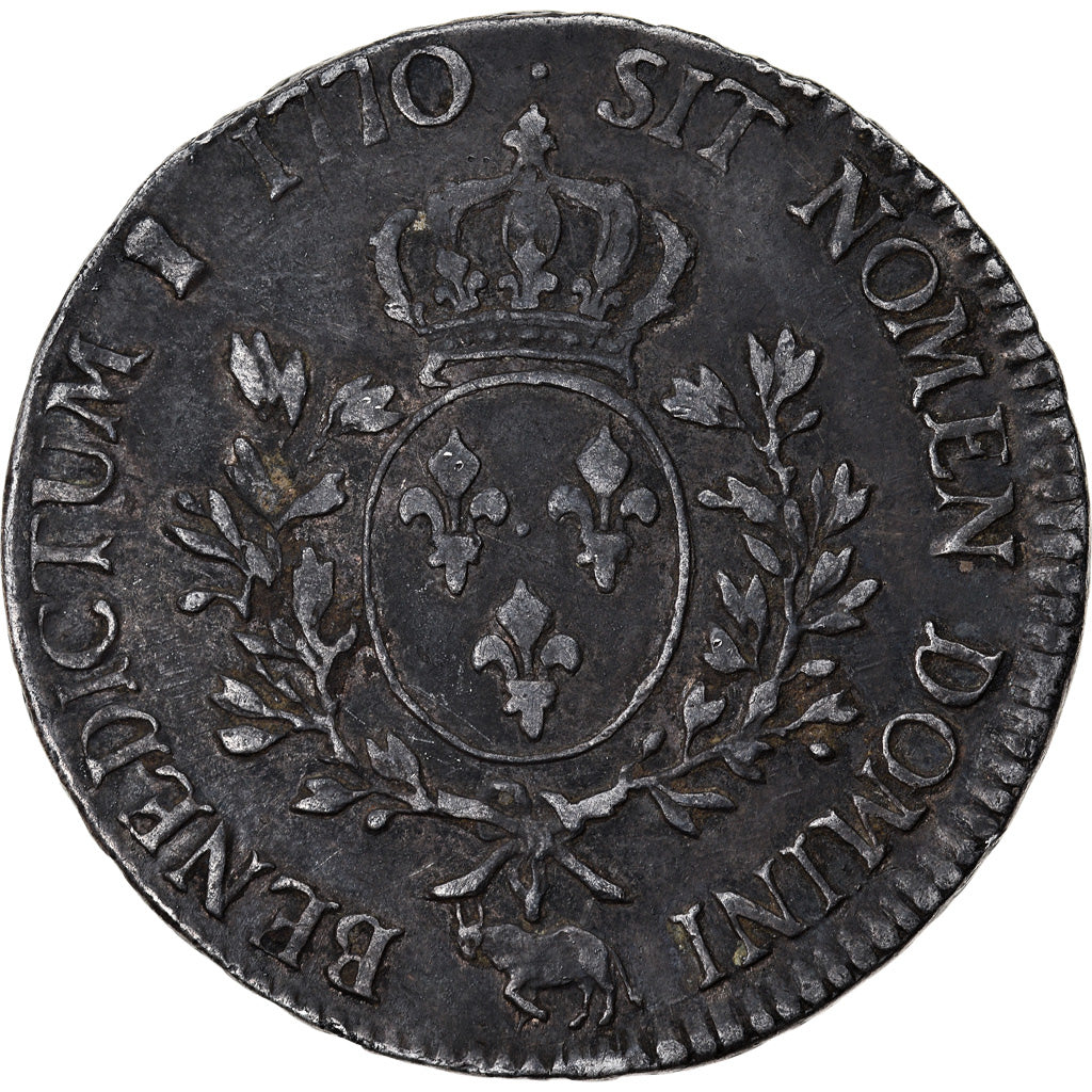 Münze, Frankreich, Louis XV, Écu de Béarn au bandeau, Ecu, 1770, Pau, S+
