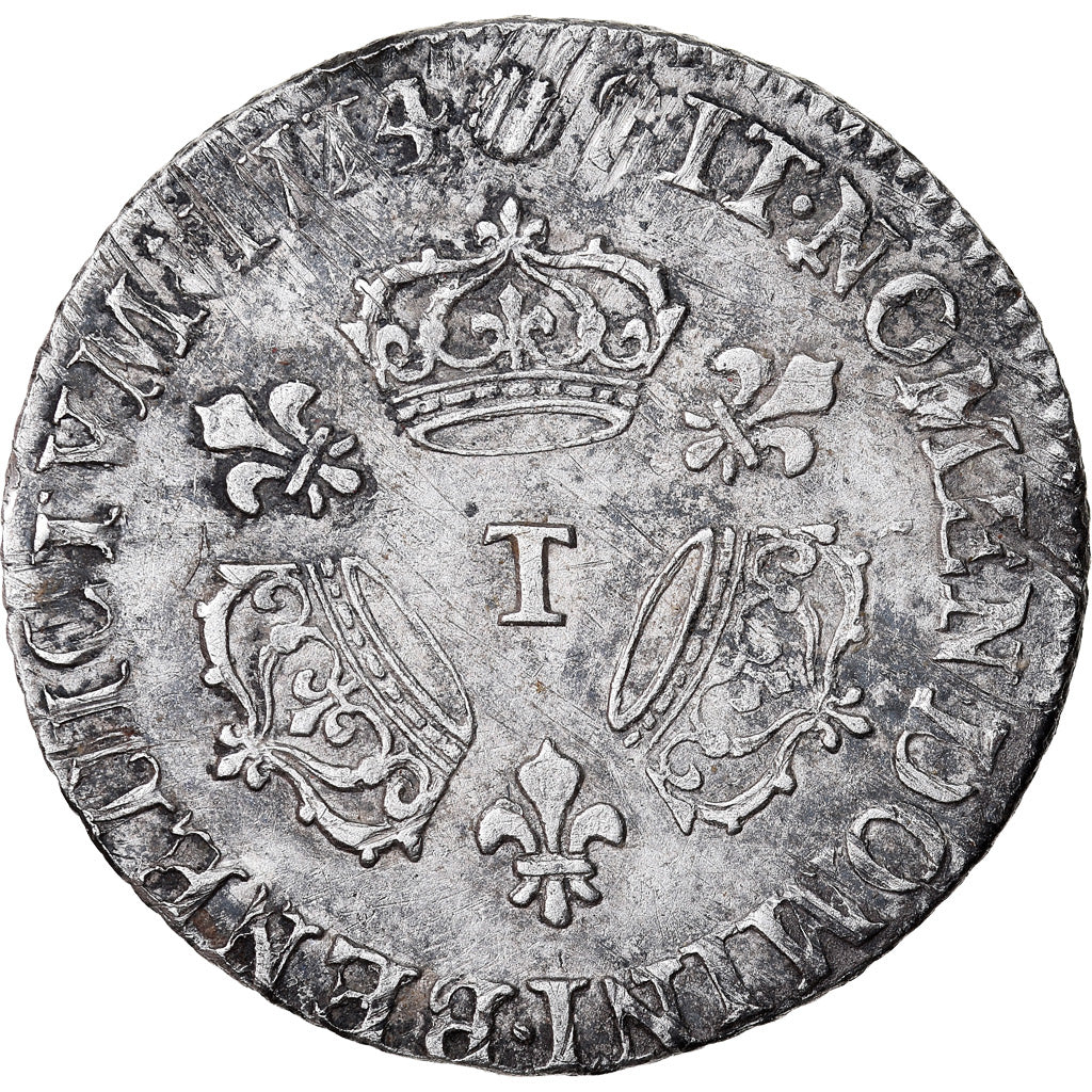 Coin, France, Louis XIV, 1/10 Écu aux 3 couronnes, 1/10 Ecu, 1714, Nantes