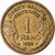 Coin, France, Morlon, Franc, 1935, Paris, EF(40-45), Aluminum-Bronze, KM:885