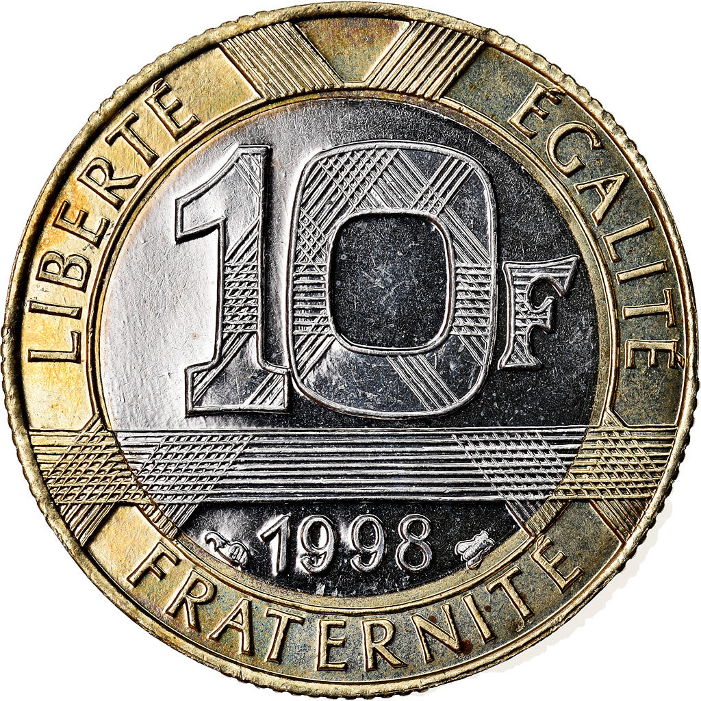 Monnaie, France, Génie, 10 Francs, 1988, Paris, FDC, Bi-Metallic, Gadoury:827