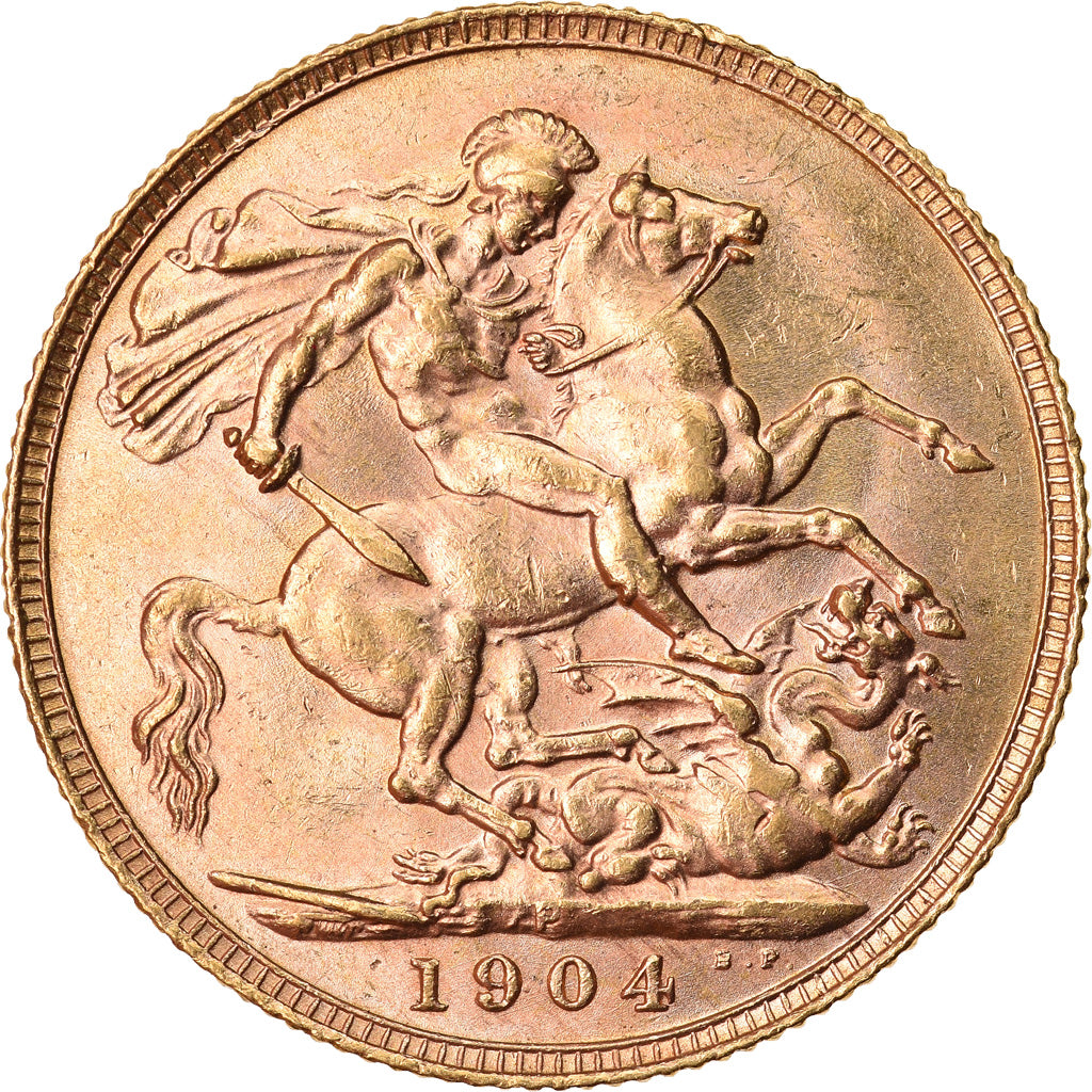 Monnaie, Australie, Edward VII, Sovereign, 1904, Perth, SUP, Or, KM:15