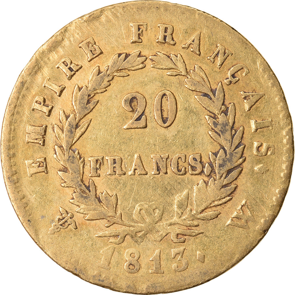 Münze, Frankreich, Napoléon I, 20 Francs, 1813, Lille, SS, Gold, KM:695.10