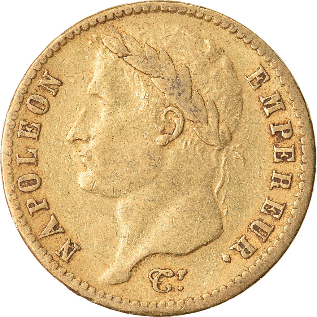 Moneta, Francia, Napoléon I, 20 Francs, 1813, Lille, BB, Oro, KM:695.10