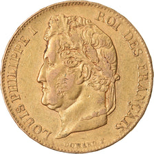 Monnaie, France, Louis-Philippe, 20 Francs, 1840, Paris, TTB, Or, Gadoury:1031