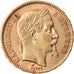Moneda, Francia, Napoleon III, 20 Francs, 1866, Paris, EBC, Oro, KM:801.1