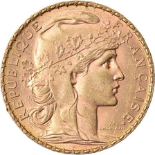 Coin, France, Marianne, 20 Francs, 1905, Paris, AU(55-58), Gold, KM:847