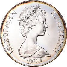 Coin, Isle of Man, Elizabeth II, Crown, 1980, Pobjoy Mint, MS(64)