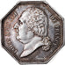 France, Token, Louis XVIII, Les Assurances Générale, Paris, 1818, Caqué