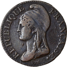 Coin, France, Dupré, 5 Centimes, AN 4, Paris, Petit module, VF(30-35), Bronze