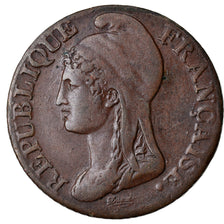Coin, France, Dupré, 5 Centimes, AN 4, Paris, Petit module, EF(40-45), Bronze
