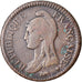 Moneta, Francia, Dupré, Decime, AN 5, Paris, MB+, Bronzo, KM:644.1, Gadoury:187