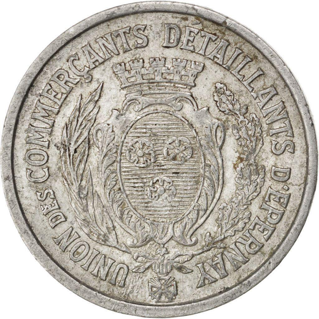 France, 25 Centimes, 1922, EF(40-45), Aluminium, Elie #10.3, 2.01