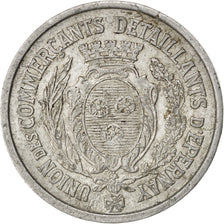 France, 25 Centimes, 1922, EF(40-45), Aluminium, Elie #10.3, 2.01