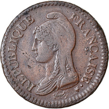 Coin, France, Dupré, Decime, AN 7, Lille, with É, VF(30-35), Bronze