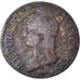 Münze, Frankreich, Dupré, 5 Centimes, AN 8, Metz, S, Bronze, KM:640.2