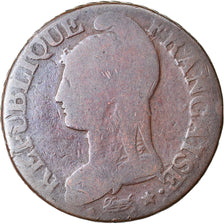 Coin, France, Dupré, 5 Centimes, AN 8, Paris, F(12-15), Bronze, KM:640.1, Le