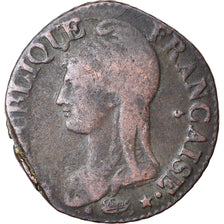 Münze, Frankreich, Dupré, 5 Centimes, AN 8/5, Paris, S, Bronze, KM:640.1, Le