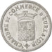 Moneda, Francia, 10 Centimes, 1922, MBC, Aluminio, Elie:10.2